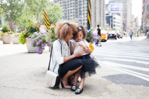 image of a woman caring for her child with special needs