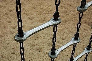Image of a chain link ladder representing the IEP chain of command